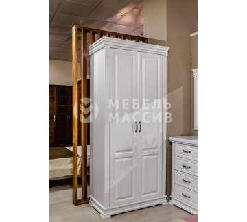 Шкаф 2-створчатый Шеффлера I (белая эмаль)